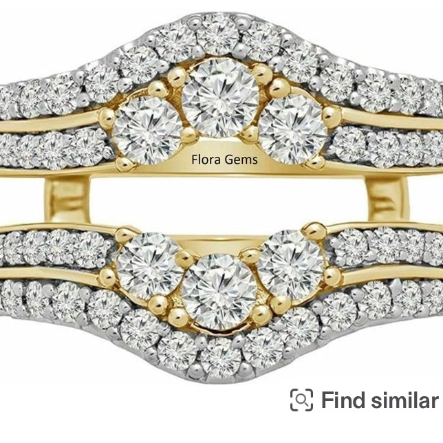 Gold And Silver Diamond Ring